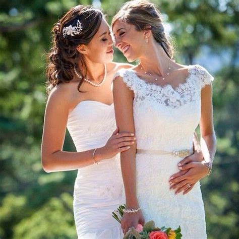 pin on lesbian wedding pics