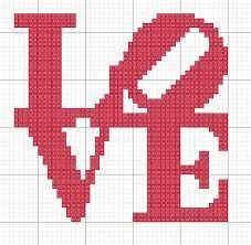 image result  crochet graphghan  heart pattern heart patterns