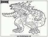 Coloring Godzilla Privacy Policy Contact Pages sketch template
