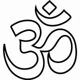 Om Symbol Drawing Namaste Ganesha Background Hinduism Ohm Clipart Transparent Vector Buddhism Vectors Religion Line Pranava Interface Ios Flower Yoga sketch template