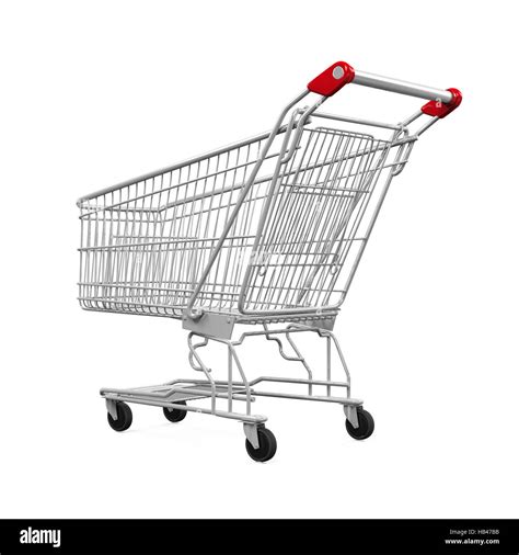 shopping cart isolated stock photo alamy