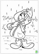 Coloring Dinokids Duck Daisy Disney Close sketch template