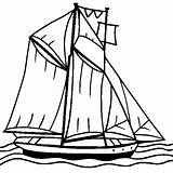 Sailboat Kolorowanki Schooner Statki Darmowe Battleship Dzieci Designlooter sketch template