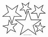 Star Outline Stars Printable Template Small Templates Clip Print Clipart Drawing Stencils Flag Stencil Patterns American Different Printables Hearts Nautical sketch template