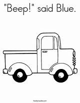 Coloring Farmer Sheet Twistynoodle Blue Truck Book Little Pages sketch template
