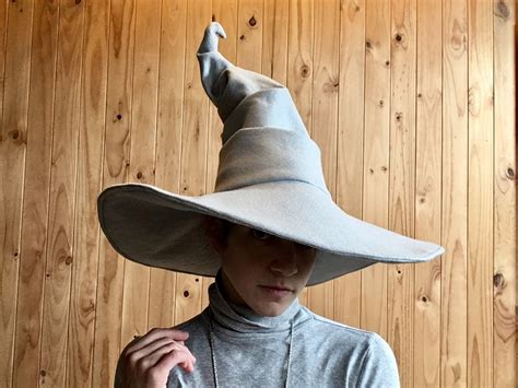witch hat wizard hat pointy hat wide brim hat mage etsy
