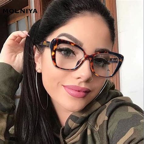 new women cat eye optical glasses frame clear beautiful fashion