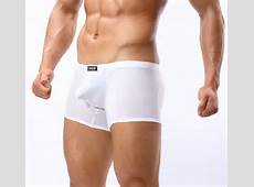 New Men Sexy Cool Boxer Brief Bulge Pouch Silky Soft Underwear M L XL