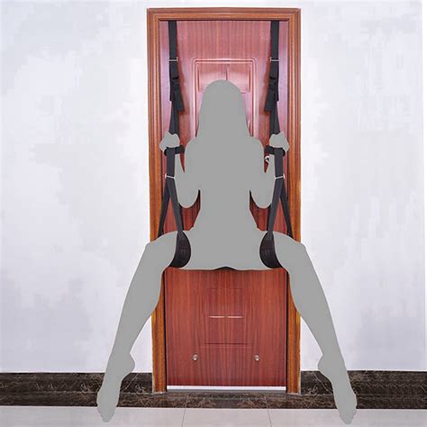 buy heavy duty 200 lbs sex door restraints hanger swing with seat for