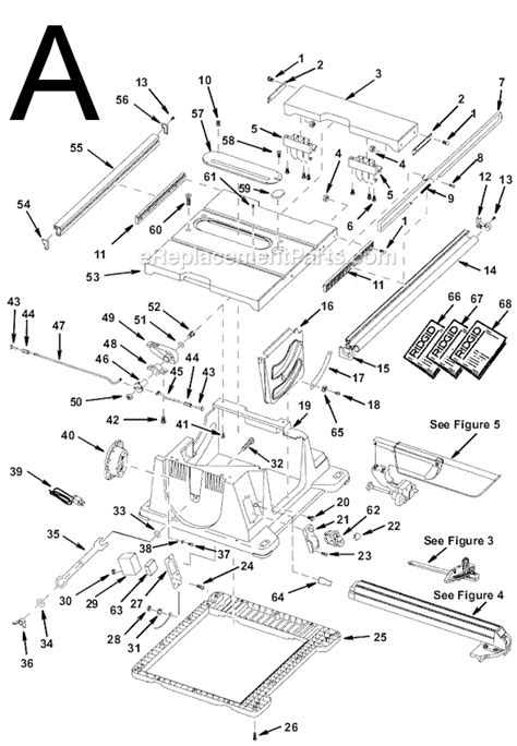 Ridgid Table Saw Parts Diagram
