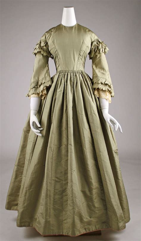 dress ca 1850 american or european silk exquisite history of fashion fashion victorian