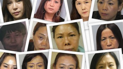mugshots  massage parlor workers charged  prostitution