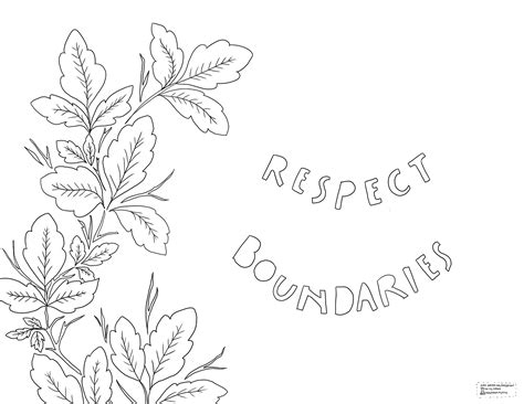 respect boundaries downloadable coloring page haley brown