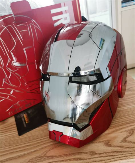 limited autoking iron man mk helmet  voice controlled wearable