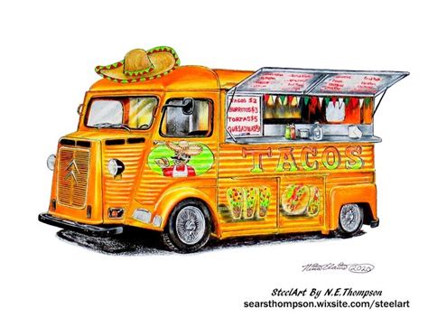 food truck drawings  nina thompson  coroflotcom