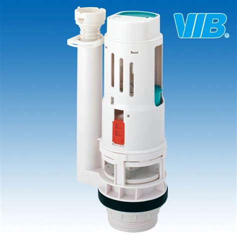 toilet bottom inlet fill valve connected double push button dual flush