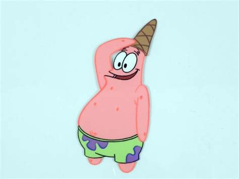 cel aye aye captain art original animation spongebob