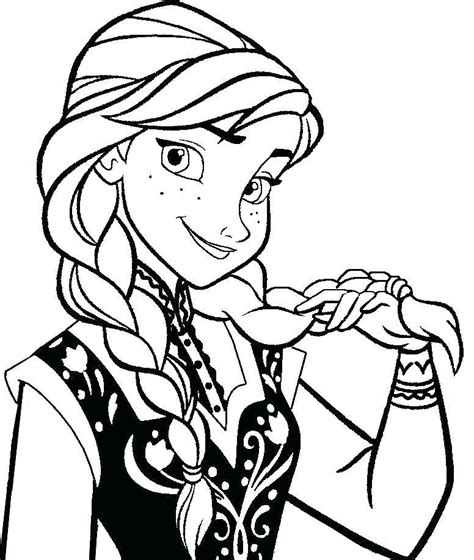 frozen elsa coloring pages easy allowed      blog