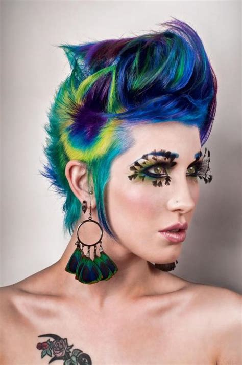peacock hair dye  candia fashion
