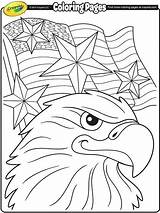 Coloring Pages Crayola Patriotic Printable Adult Adults Summer July Color Independence Fourth Sheets Eagle 4th Drawing Getdrawings Print Happy Colouring sketch template