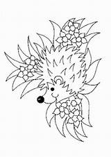 Hedgehog Coloring Hedgehogs Pages Egels Kleurplaten Print Kids Egel Fun Kleurplaat Zo sketch template