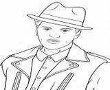 Coloring Pages Celebrity Mars Bruno Printable Online Color Info sketch template