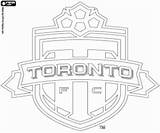 Toronto Coloring Pages Badge Football Soccer Fc Usa Designlooter Mls Emblems Championship Major League Canada Club 250px 07kb sketch template