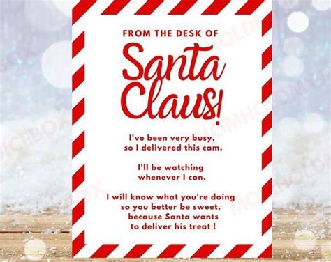 santa cam letter funny holiday cards homemade anniversary cards diy