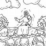 Sermon Mount Coloring Pages Getcolorings Je Getdrawings sketch template