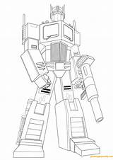 Transformers Ironhide Pages Coloring Gun Hold Optimus Prime Transformer Color Online Robots Coloringpagesonly sketch template