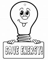 Energy Electricity Save Clipart Drawing Conservation Coloring Water Pages Kids Monster Earth Sheets Electrical Types Poster Static Saving Cliparts Engineering sketch template