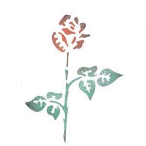 rose  stem stencil  dinair fantasy stencils