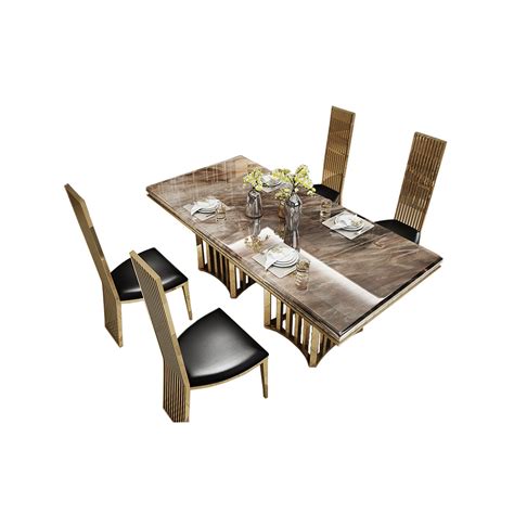stainless steel dining table set stainless steel dining room set home