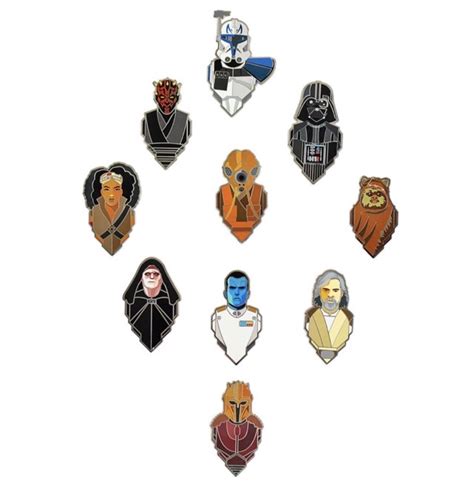 2020 star wars celebration pin trading collection mystery