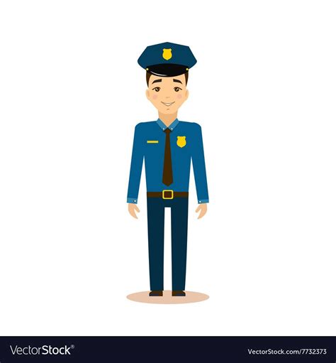 policeman royalty free vector image vectorstock vector