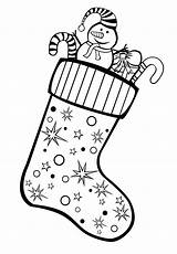 Calza Coloriage Calze Chaussette Colorkid Calcetines Strumpf Doni Meia Noël Dessin Voller Piena Presentes Cheia Weihnachtssocken Meias Llena Chaussettes Colorir sketch template