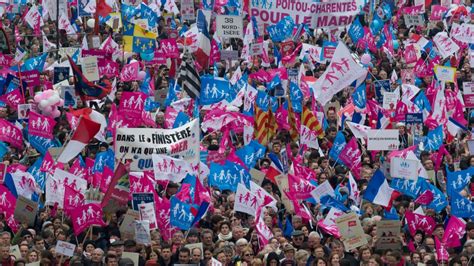 french protesters riot against law allowing gay marriage ctv news