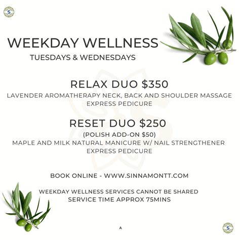 packages spa specials