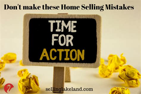 how to avoid the top 10 home selling mistakes