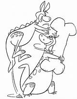 Flintstones Dino Colorir Tudodesenhos sketch template