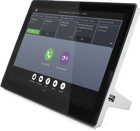 realpresence touch  touch screen controller  lets  manage polycom realpresence