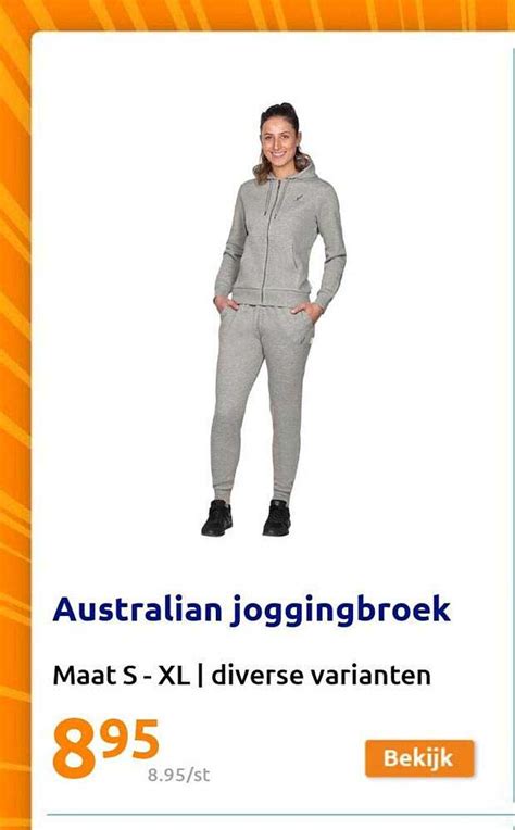 australian joggingbroek aanbieding bij action