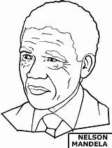 Coloring Mandela Nelson History Month Pages Kids African American Drawing Printable Clipart Cj Walker Activities Mae Jemison Madam Sheets Color sketch template