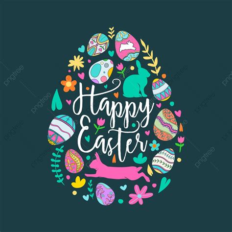 happy easter vector png images happy easter vector abstract art