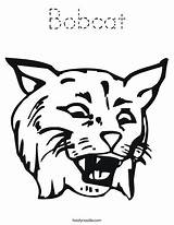 Coloring Bobcat Wildcats Pages Wildcat Bob Print Drawing Face Template Noodle Matching Fun Twistynoodle Outline Ll Favorites Login Twisty Add sketch template