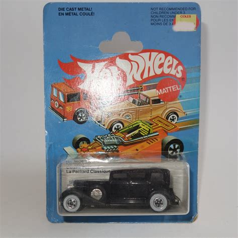 hot wheels 1982 classic packard canadian card issue 3920 moc antique