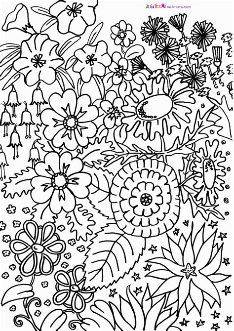 difficult flower coloring pages   difficult flower