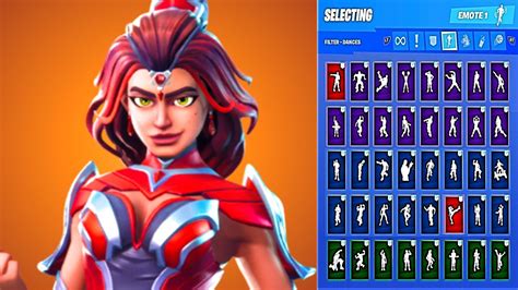 🔥 Valor Skin Showcase With All Fortnite Dances And Emotes 😱 Youtube
