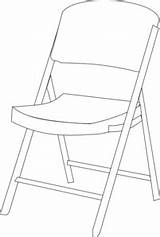 Chair Folding Clipart Clip Chairs Bw Clipground Clker Svg sketch template