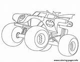 Monster Truck Coloring Batman Pages Printable Color Print Book Online sketch template